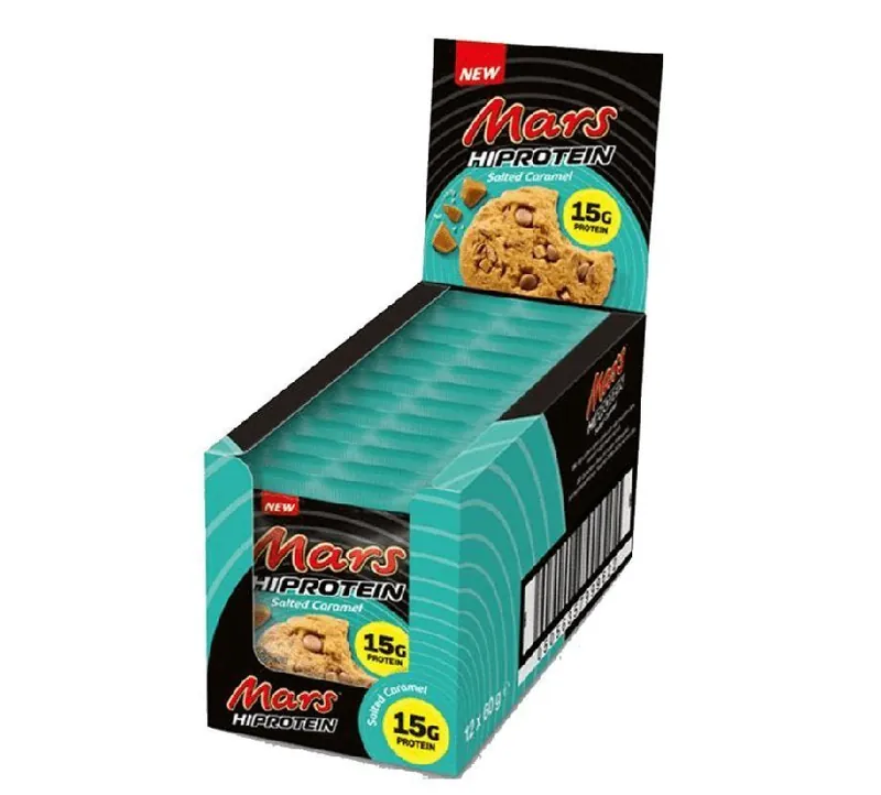 Mars - Hi Protein Cookies Salted Caramel - Karton 12 x 60g