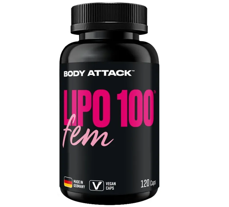 Body Attack - LIPO 100 FEM - 120 Kapseln
