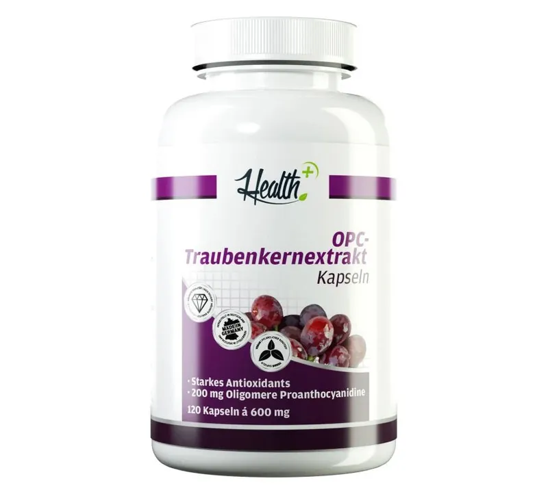 Health+ - OPC Traubenkernextrakt - 120 Kapseln