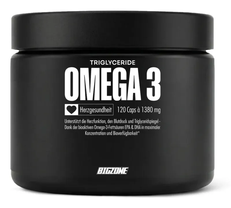 Big Zone - Omega 3 Triglyceride - 120 Kapseln