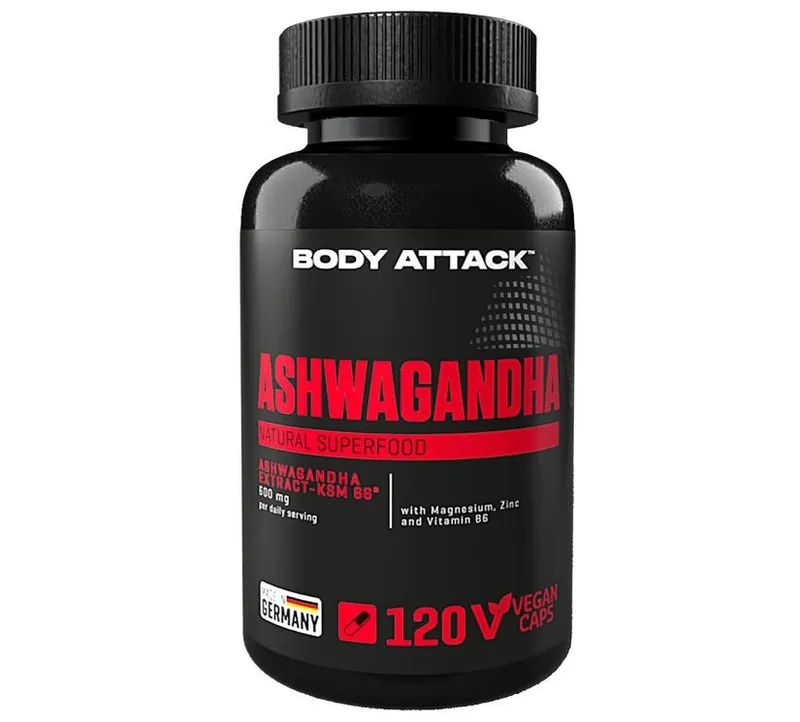 Body Attack - Ashwagandha - 120 Kapseln