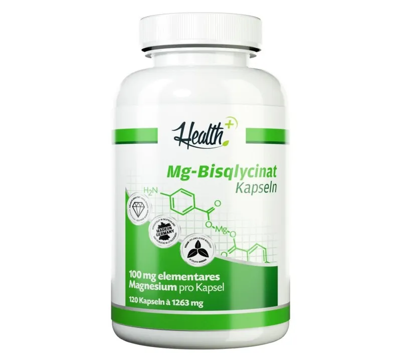 Health+ - Magnesium Bisglycinat - 120 Kapseln