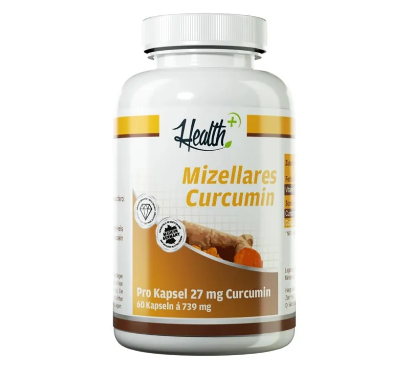 Health+ - Mizellares Curcumin - 60 Kapseln