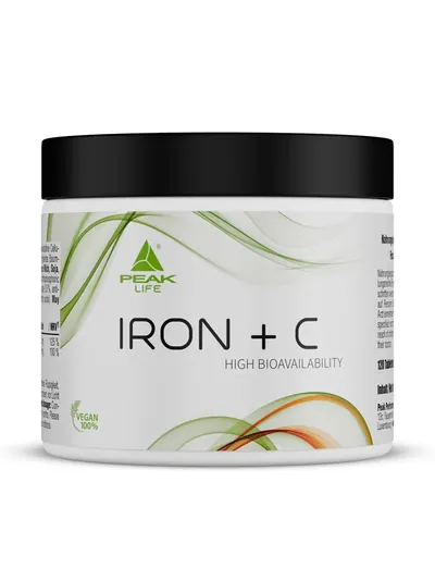 Peak - Iron + C - 120 Tabletten