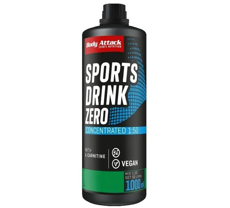 Body Attack - Zero Sports Drink - 1000 ml