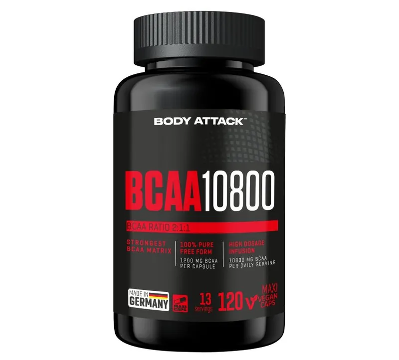 Body Attack - BCAA 10800 - 120 Kapseln