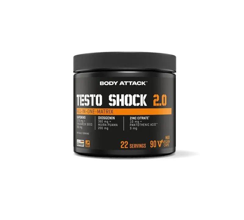Body Attack - Testo Shock 2.0 - 90 Kapseln