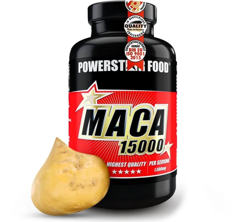 Powerstar Food - Maca 15000 - 120 Kapseln