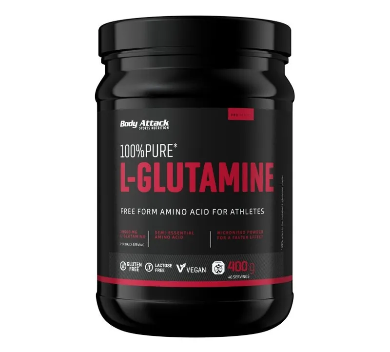 Body Attack - 100% Pure L-Glutamine - 400g