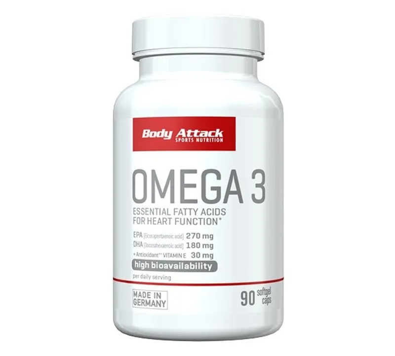 Body Attack - Omega 3 - 90 Kapseln