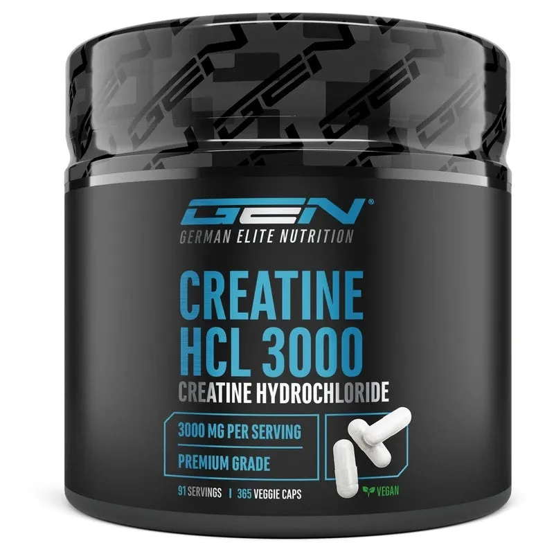 German Elite Nutrition - Creatine HCL - 365 Kapseln