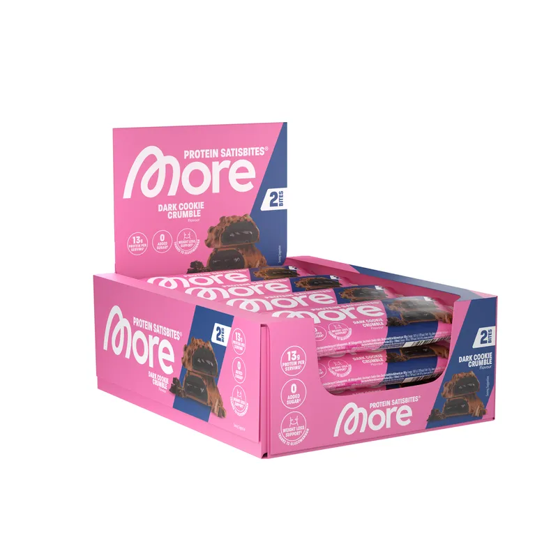 More Nutrition - Satisbites Protein Bar - Karton 12 x 50g Riegel