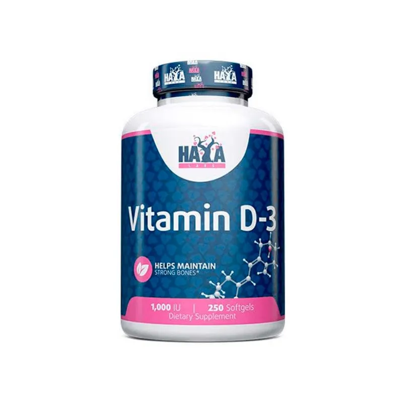Haya Labs Vitamin D3 - 1000 IU - 250 Softgels