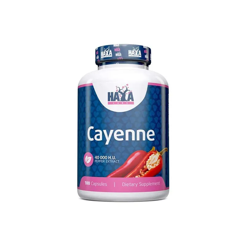 Haya Labs Cayennepfeffer-Extrakt – 100 Kapseln
