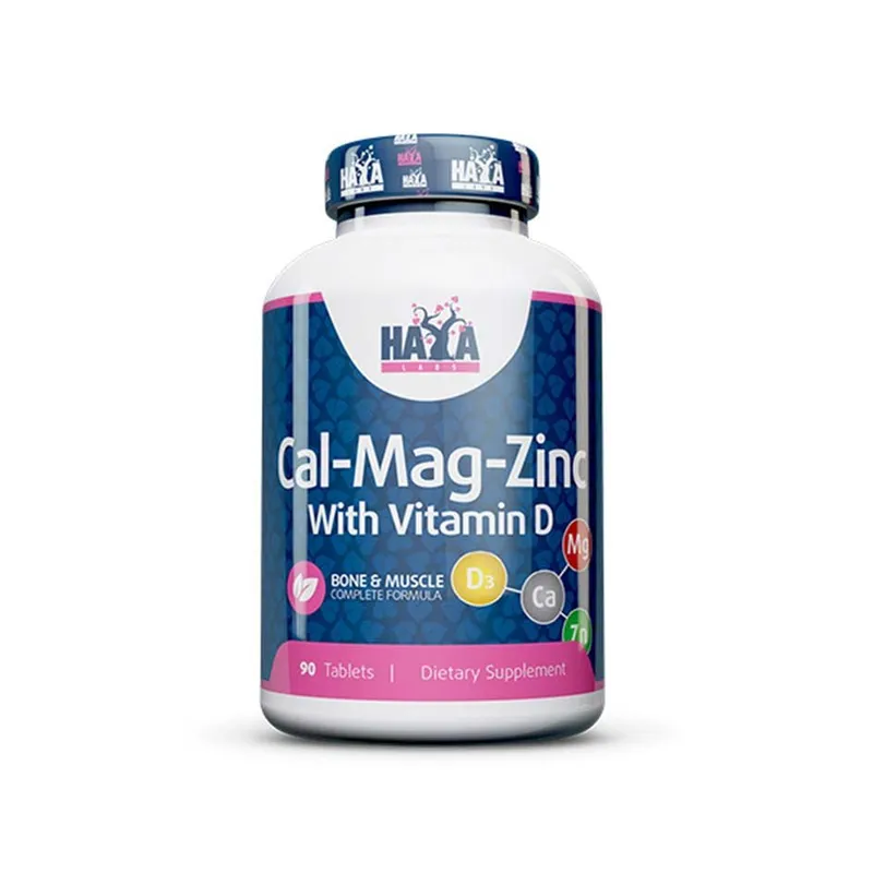 Haya Labs Calcium Magnesium & Zink mit Vitamin D – 90 Tabletten