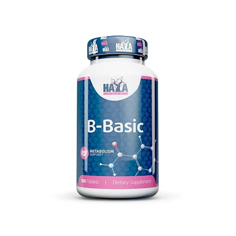 Haya Labs B-Basic Vitamin-B-Komplex – 100 Tabletten