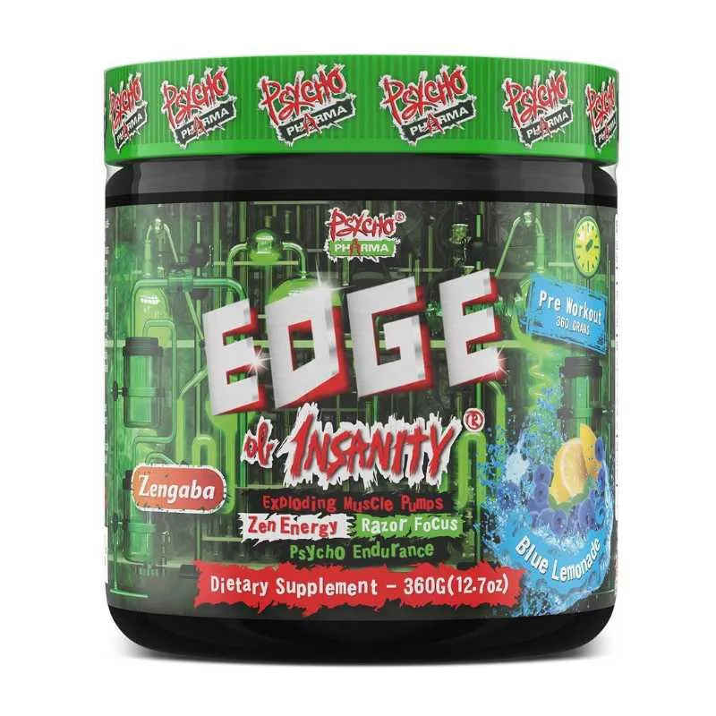 Psycho Pharma Edge of Insanity Pre-Workout, 350g – 350g