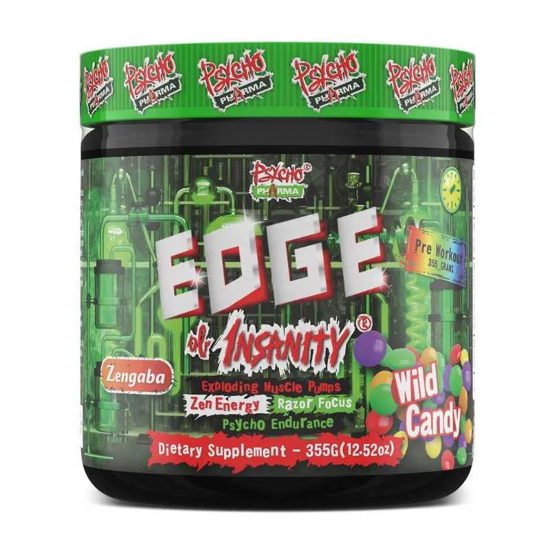 Psycho Pharma Edge of Insanity Pre-Workout, 350g