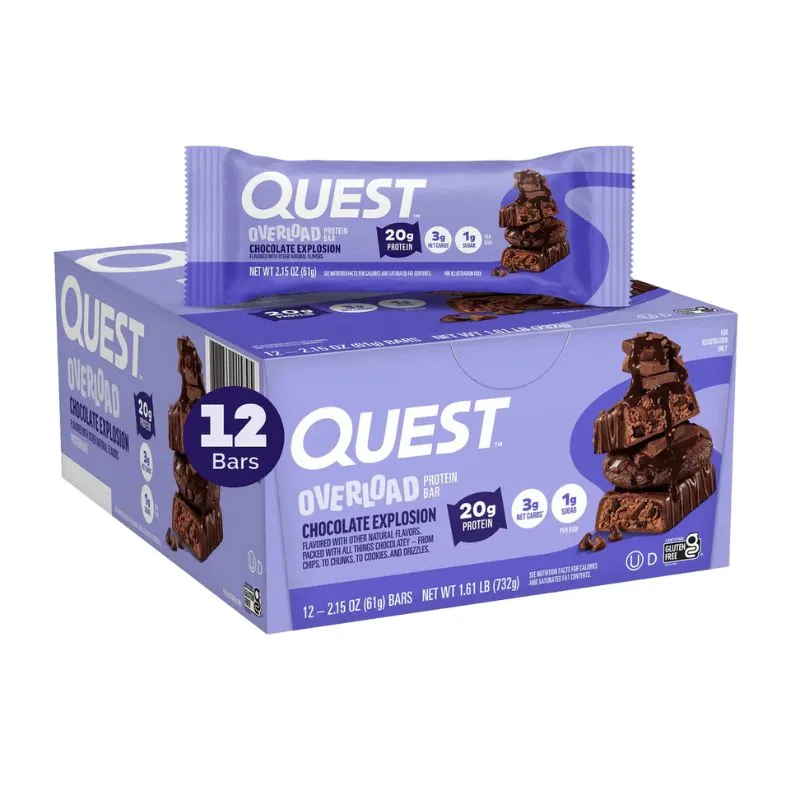 Quest Nutrition Quest Bar Overload Bars Proteinriegel
