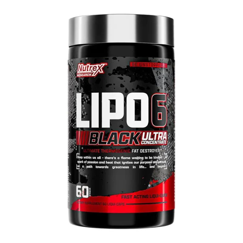 Nutrex Research Lipo 6 Black Ultra Concentrate, 60 Kapseln