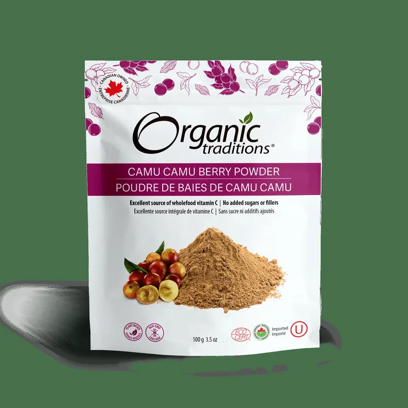 Camu Camu Pulver - roh & biologisch - reich an natürlichem Vitamin C (100gr)