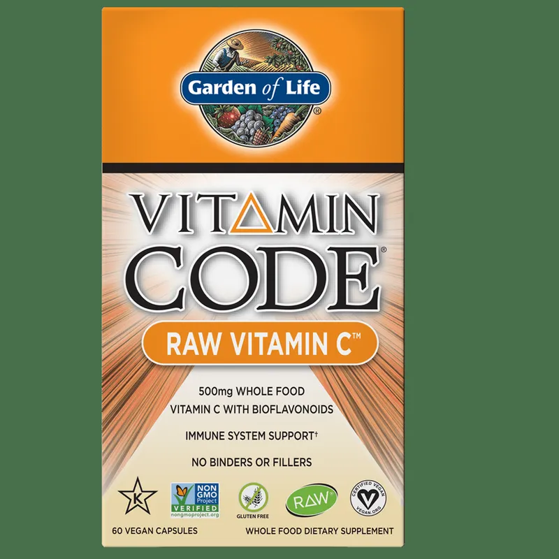 Vitamin Code RAW Vitamin C - 500 mg aus Vollwertkost - 120 Kapseln