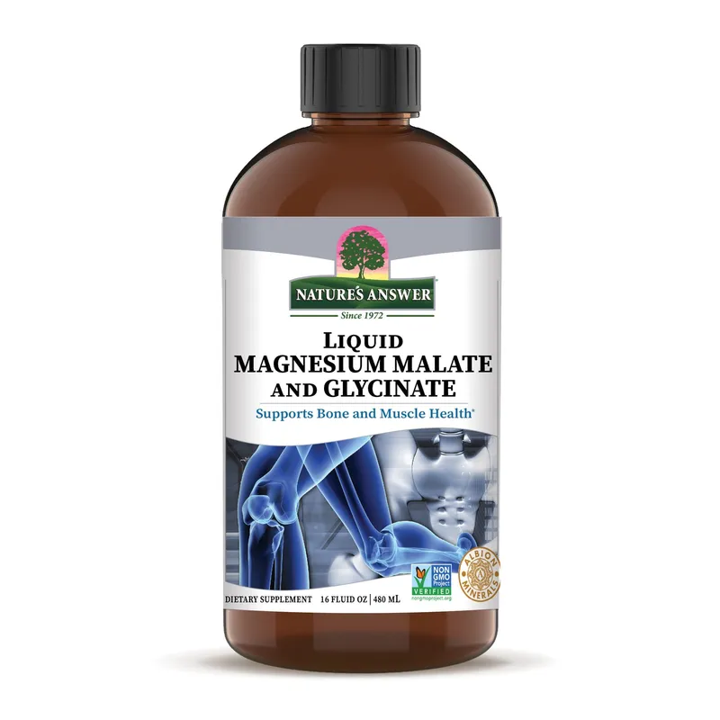 Flüssiges Magnesium Bisglycinat & Malat - Mandarinengeschmack (480 ml)
