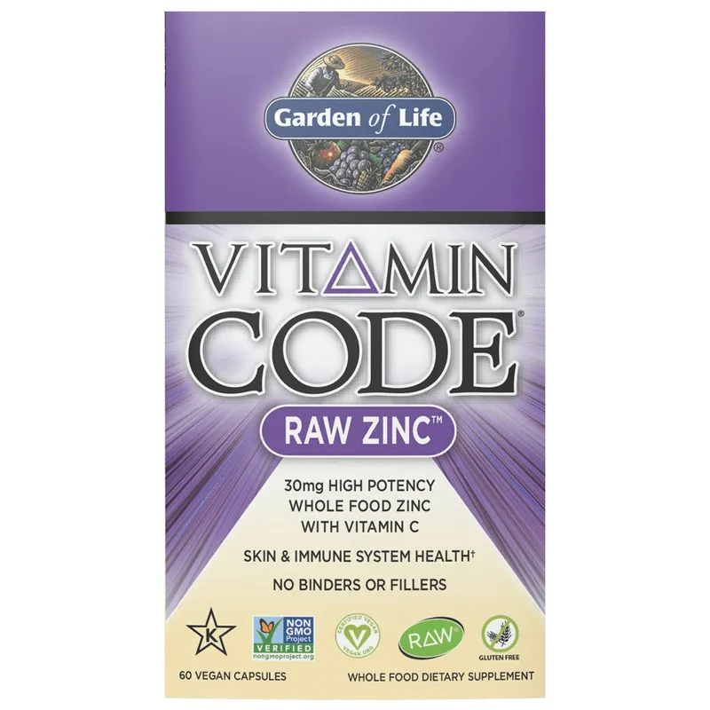 Vitamin Code RAW Zink - 30 mg Zink + Vitamin C (60 Kapseln)