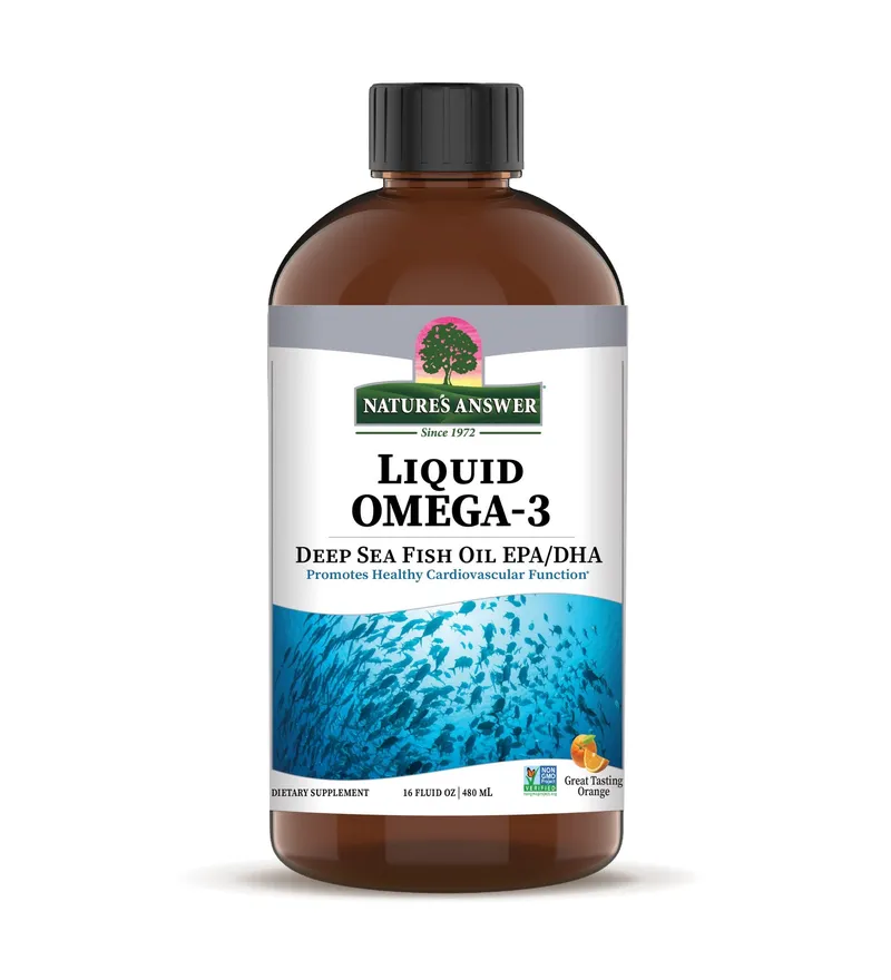 Flüssiges Omega-3 - 480 ml | Mit EPA & DHA aus Tiefseefischöl