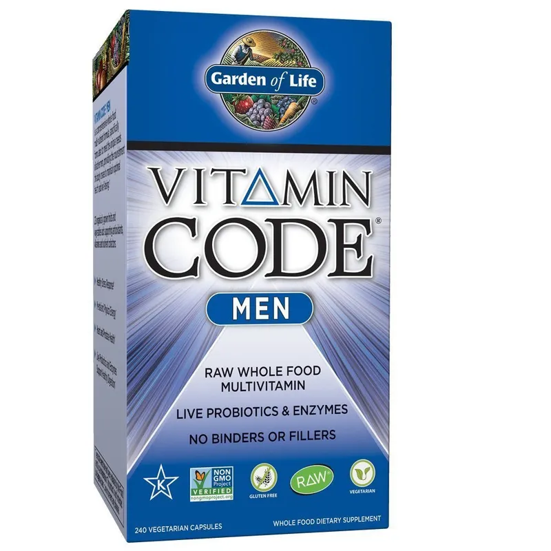 Vitamin Code Men - Natürliches Multivitamin aus der Nahrung (240 Kapseln)
