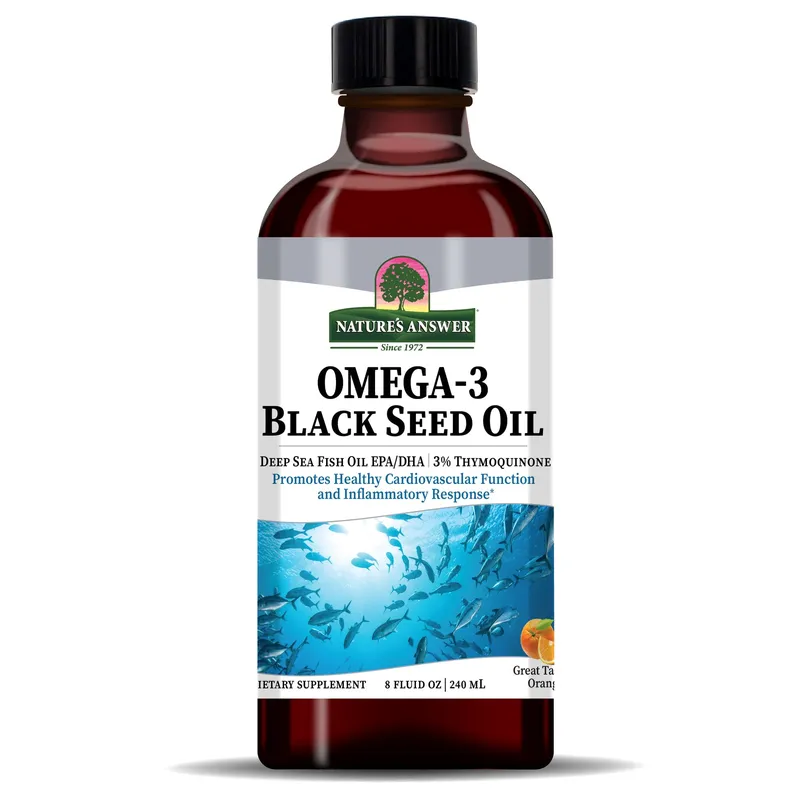 Flüssiges Omega-3 Schwarzkümmelöl - (240ml)