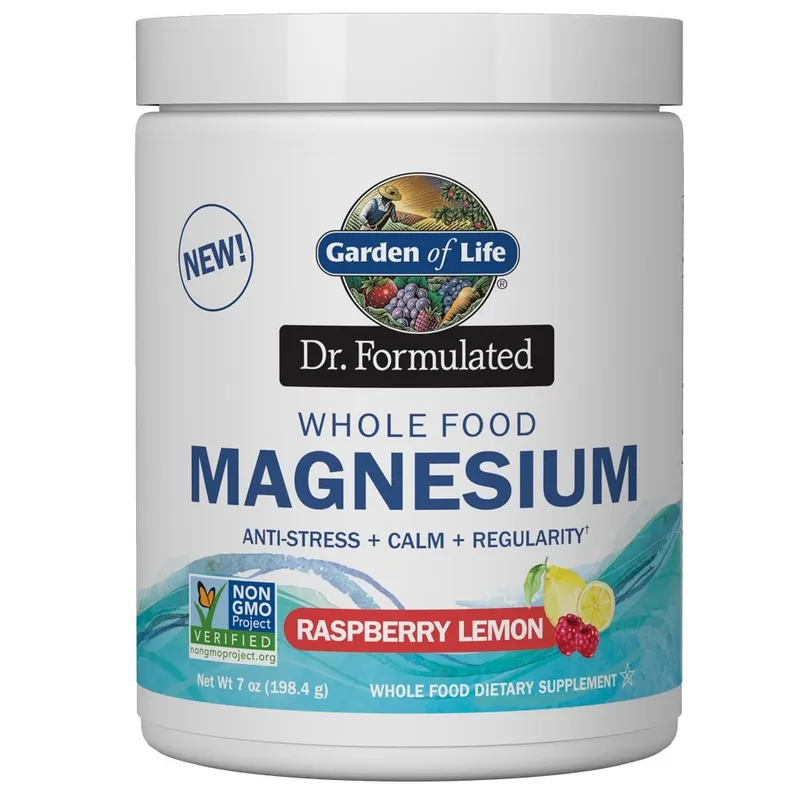 Dr. Formulated Vollwert-Magnesium - Himbeere-Zitrone - (198,4 g)