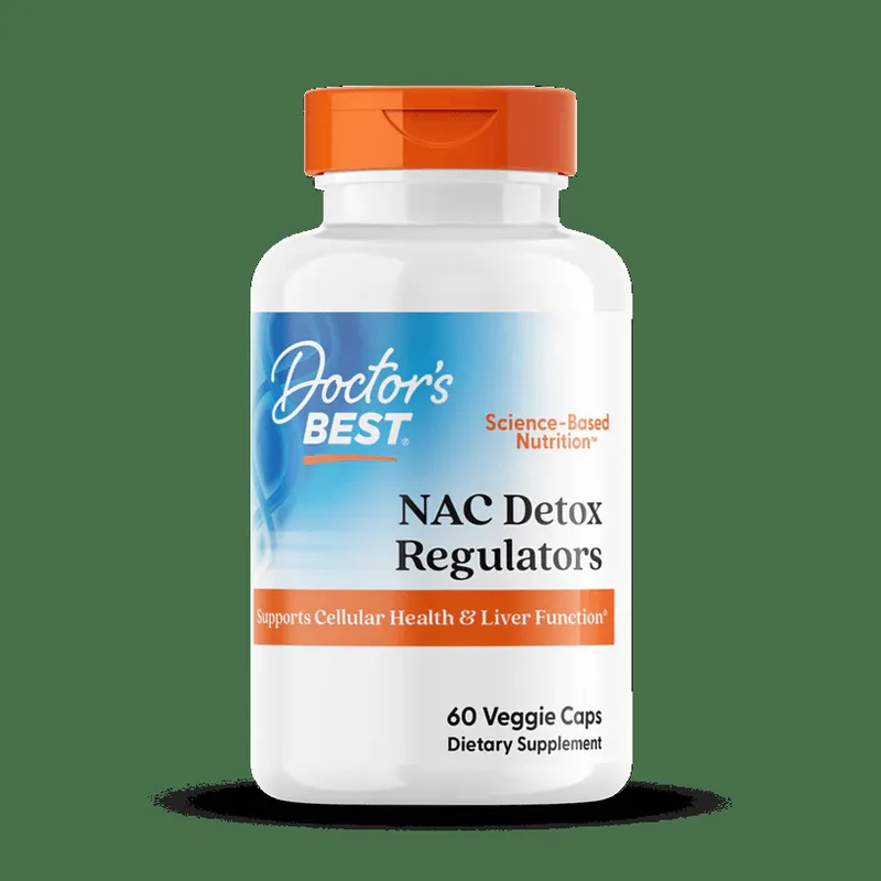 NAC Detox Regulators - 600 mg NAC mit Selen und Molybdän (60 Kapseln)