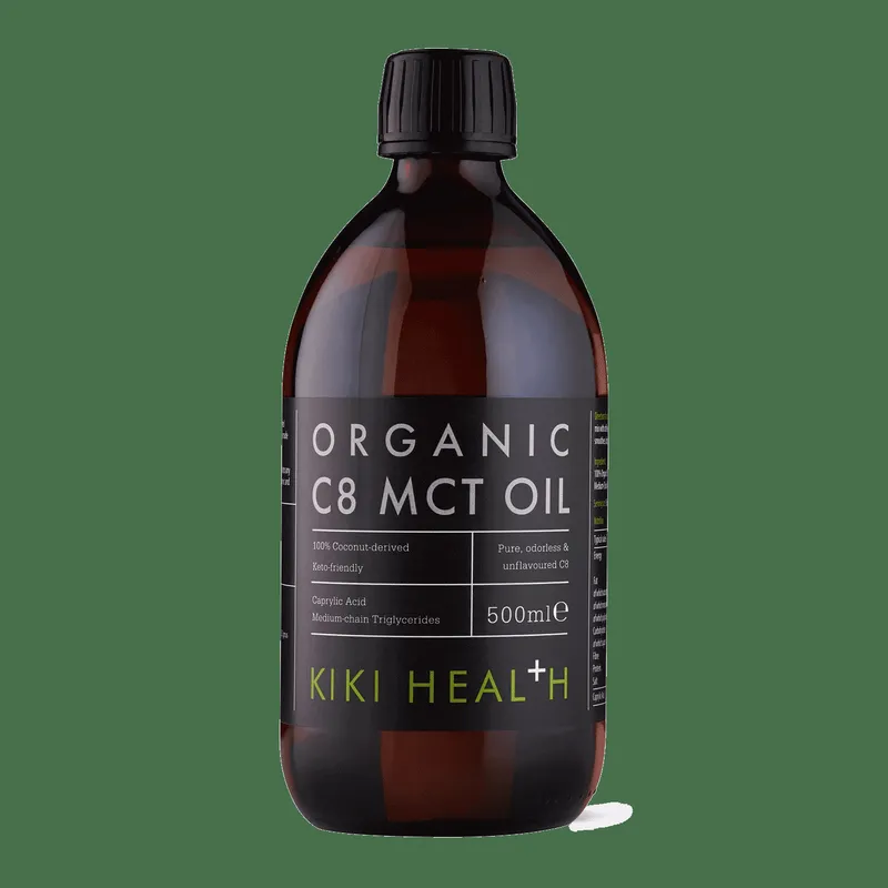 MCT-Öl C8 Bio - 500 ml (96% Caprylsäure aus der Kokosnuss)