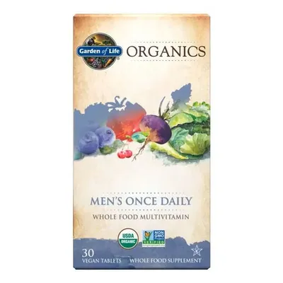 Organics Men's Once Daily - Bio-Multivitamin für Männer - 60 Tabletten