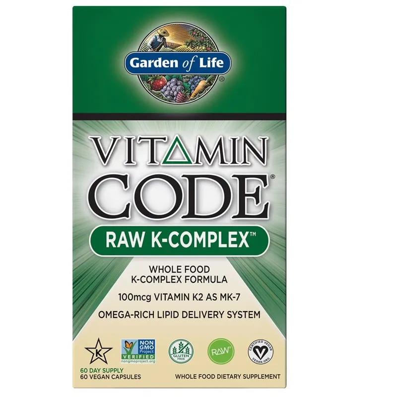 Vitamin Code RAW K-Komplex - 60 pflanzliche Kapseln