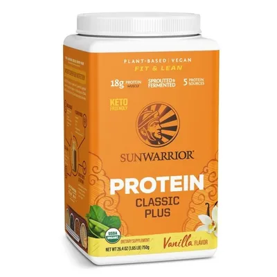 SUNWARRIOR Classic Plus Protein - 750 g - Bio - Schokolade – 750g
