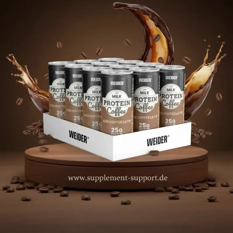 Weider Protein Coffee,12x250 ml Dose (inkl. Pfand), Iced Coffe Latte