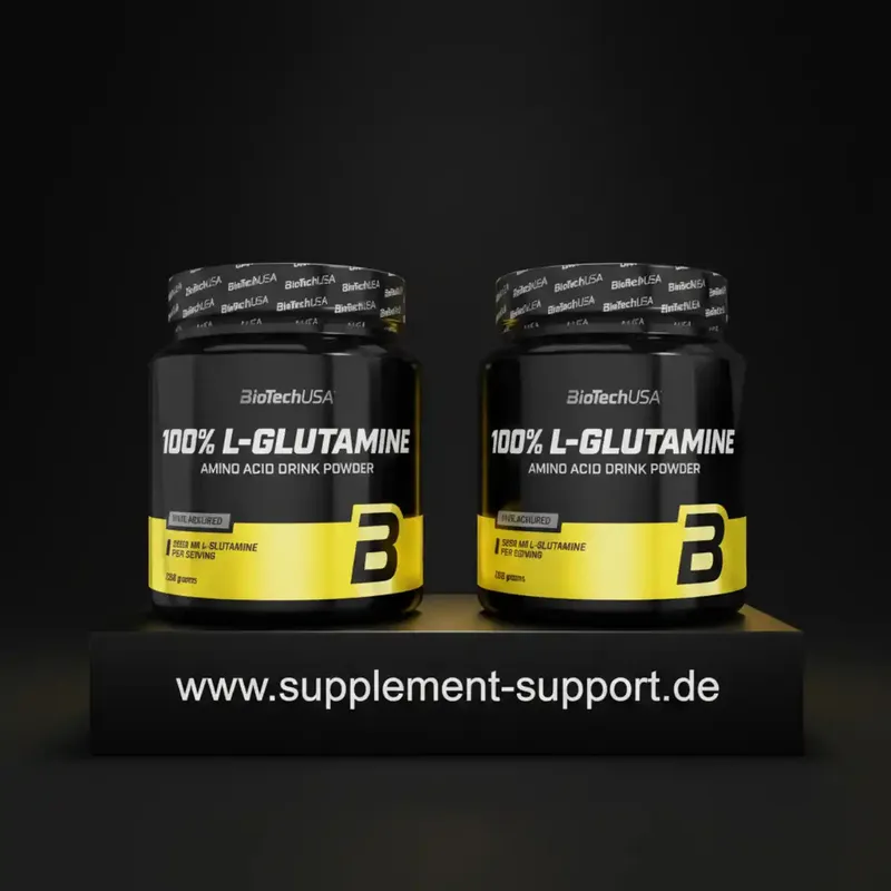BioTech USA 100% L-Glutamin 2x500g - Aminosäuren