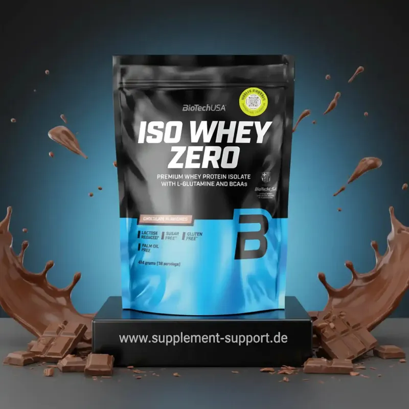 BioTech USA Iso Whey Zero Protein Pulver 454g