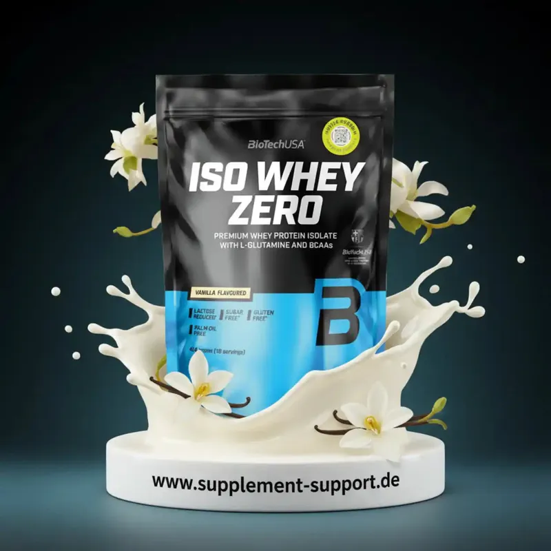 BioTech USA Iso Whey Zero Protein Pulver 454g