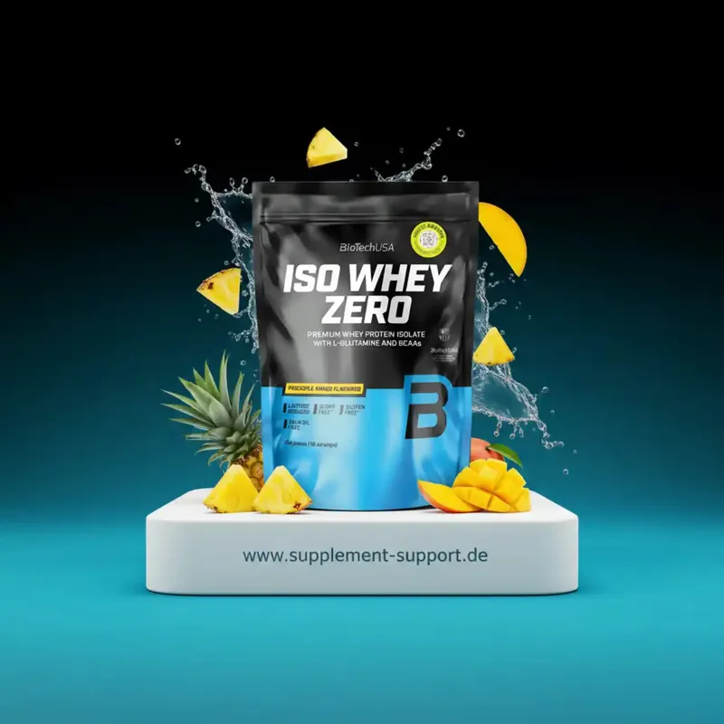 BioTech USA Iso Whey Zero Protein Pulver 454g – 454g