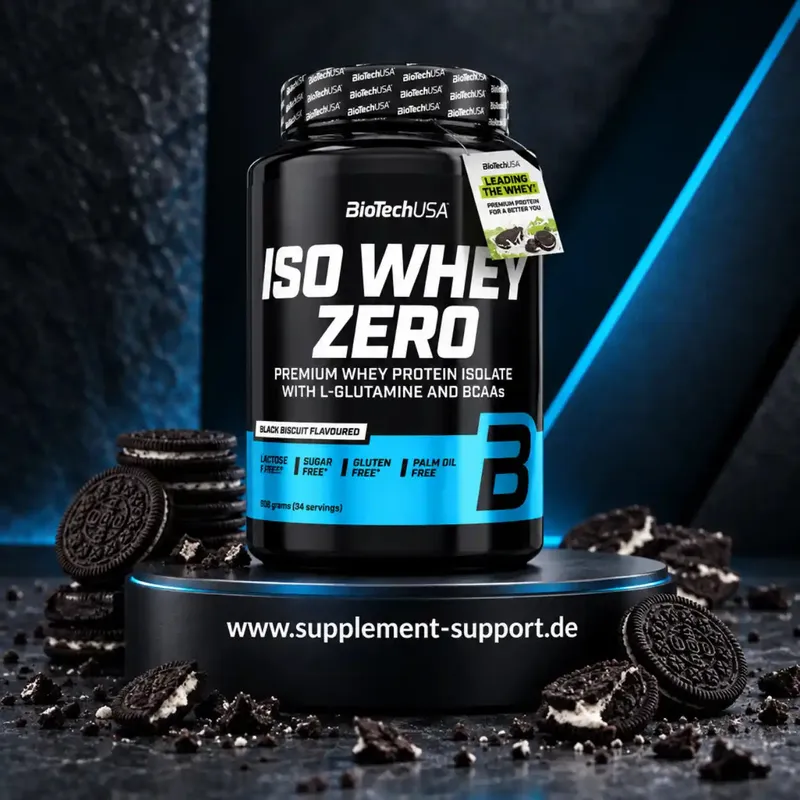 BioTech USA Iso Whey Zero Protein Pulver 908g