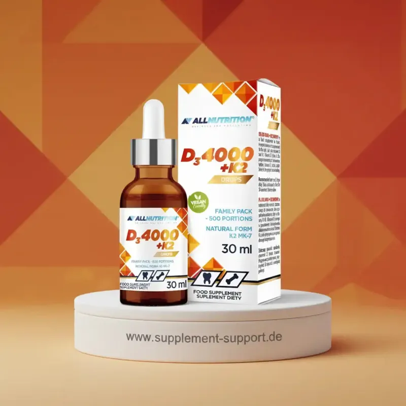 ALL NUTRITION® VITAMIN D3 4000 + K2 Tropfen 30ml