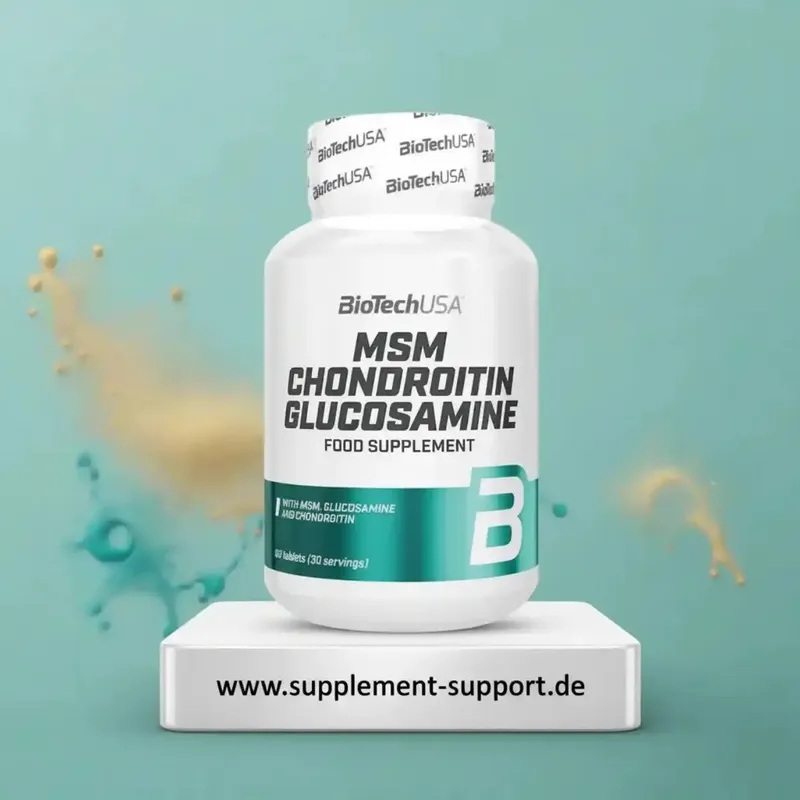 BioTech USA MSM Chondroitin Glucosamine - 60 Tabletten