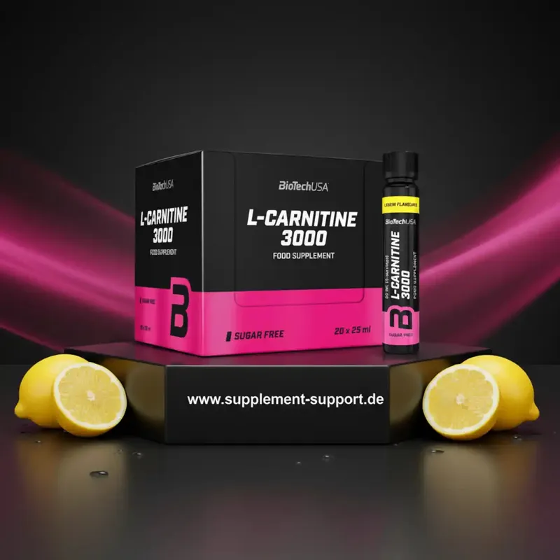 BioTech USA L-Carnitine Shot 3000mg 20x25ml