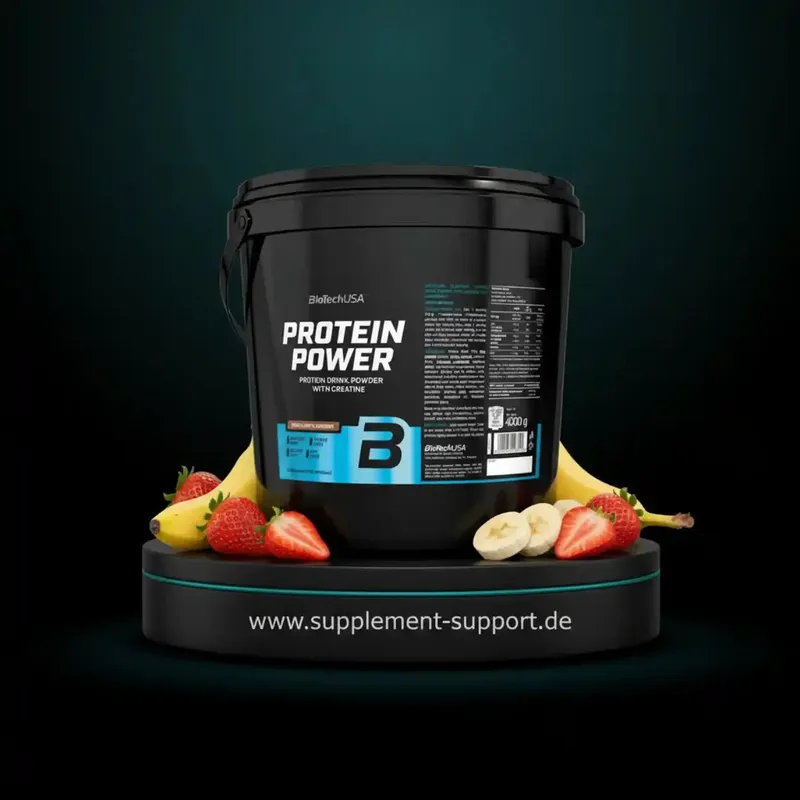 BioTech USA Protein Power, 4000g Eimer – 4000g