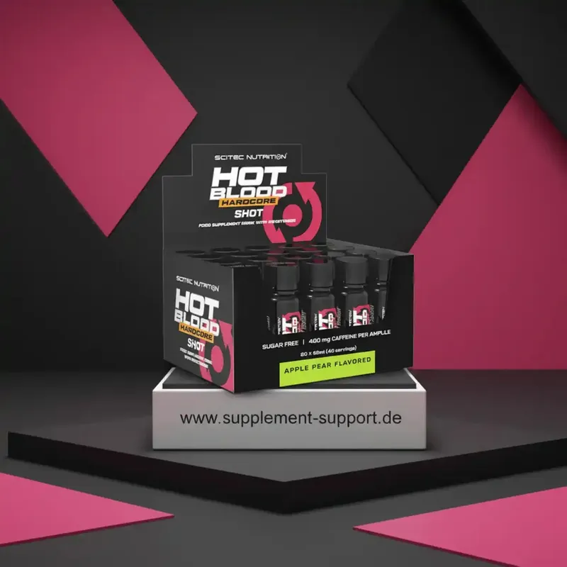 Scitec Nutrition Hot Blood Hardcore Shot, 20 x 60 ml