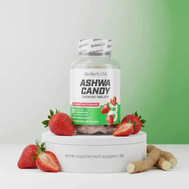 Ashwa Candy - 90 Kautabletten strawberry twist