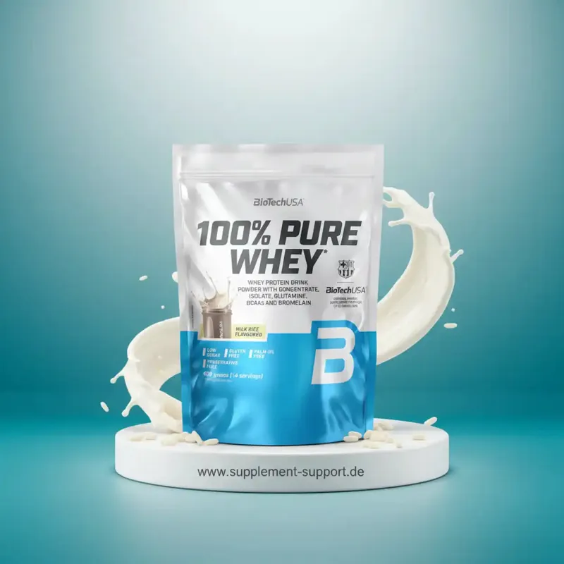 100% Pure Whey Protein Pulver 400g